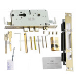 Maxbell Smart Fingerprint Home Security Door Lock IC Card Electronic Lock Silver