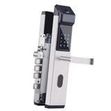 Maxbell Smart Fingerprint Home Security Door Lock IC Card Electronic Lock Silver