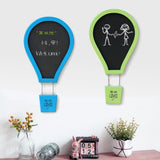 Maxbell Balloon Shape Wooden blackboard Wall Hanging Message Board Chalkboard Green