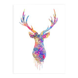 Maxbell 50x70cm Nordic Elk Modern Art Oil Painting Canvas Picture Wall Decor #1