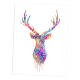 Maxbell 50x70cm Nordic Elk Modern Art Oil Painting Canvas Picture Wall Decor #1