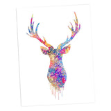 Maxbell 50x70cm Nordic Elk Modern Art Oil Painting Canvas Picture Wall Decor #1