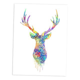 Maxbell 50x70cm Nordic Elk Modern Art Oil Painting Canvas Picture Wall Decor #2