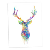 Maxbell 50x70cm Nordic Elk Modern Art Oil Painting Canvas Picture Wall Decor #2