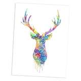 Maxbell 50x70cm Nordic Elk Modern Art Oil Painting Canvas Picture Wall Decor #2