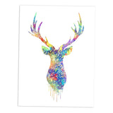 Maxbell 50x70cm Nordic Elk Modern Art Oil Painting Canvas Picture Wall Decor #2