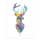 Maxbell 50x70cm Nordic Elk Modern Art Oil Painting Canvas Picture Wall Decor #5