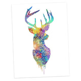Maxbell 50x70cm Nordic Elk Modern Art Oil Painting Canvas Picture Wall Decor #5
