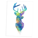 Maxbell 50x70cm Nordic Elk Modern Art Oil Painting Canvas Picture Wall Decor #6