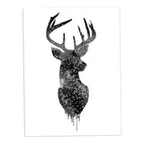 Maxbell 50x70cm Nordic Elk Modern Art Oil Painting Canvas Picture Wall Decor #7