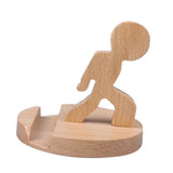 Maxbell Solid Wood Animal Moible Phone Holder Desk Stand Holder for Phone Tablets c