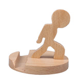 Maxbell Solid Wood Animal Moible Phone Holder Desk Stand Holder for Phone Tablets c
