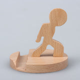 Maxbell Solid Wood Animal Moible Phone Holder Desk Stand Holder for Phone Tablets c