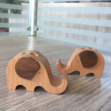 Maxbell Solid Wood Animal Moible Phone Holder Desk Stand Holder for Phone Tablets d