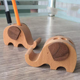 Maxbell Solid Wood Animal Moible Phone Holder Desk Stand Holder for Phone Tablets d