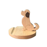 Maxbell Solid Wood Animal Moible Phone Holder Desk Stand Holder for Phone Tablets e