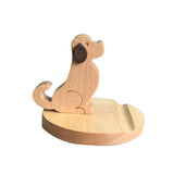 Maxbell Solid Wood Animal Moible Phone Holder Desk Stand Holder for Phone Tablets e