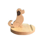 Maxbell Solid Wood Animal Moible Phone Holder Desk Stand Holder for Phone Tablets e