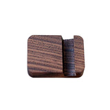 Maxbell Solid Wood Moible Phone Holder Desk Stand Holder for Phone Tablet 4x5cm Brown