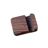 Maxbell Solid Wood Moible Phone Holder Desk Stand Holder for Phone Tablet 4x5cm Brown