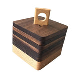 Max Maxb 6Pcs/Set Wood Heat Resistant Teapot Cup Bowl Coasters Mat Pads With Base #3