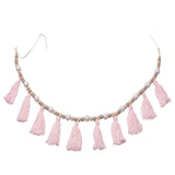 Max Maxb Wooden Beaded Tassel Pendant Mosquito Net Wall Hanging Ornament Craft #2