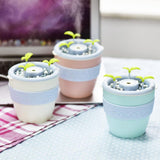 Max Maxb 200ml USB Potted humidifier Essential Oil Diffuser Air Aroma Atomizer White