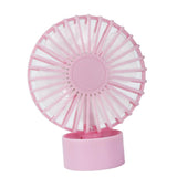 Max Maxb Portable USB Fan Ultra Quiet Desktop Laptop Office Mini Cooling Fan Pink