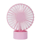 Max Maxb Portable USB Fan Ultra Quiet Desktop Laptop Office Mini Cooling Fan Pink