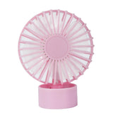 Max Maxb Portable USB Fan Ultra Quiet Desktop Laptop Office Mini Cooling Fan Pink