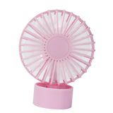 Max Maxb Portable USB Fan Ultra Quiet Desktop Laptop Office Mini Cooling Fan Pink