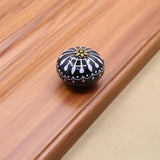 Maxbell Ceramic Cabinet Knobs Drawer Furniture Hardware Door Pull Handle Black