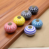 Maxbell Ceramic Cabinet Knobs Drawer Furniture Hardware Door Pull Handle Black