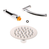 Max Adjustable Round High Pressure Rain Top Shower Head Sprayer Round 4''