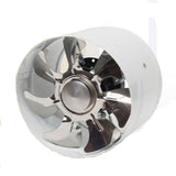 Max 6 inch 150mm Inline Duct Booster Fan Ventilation Exhaust Air Blower White
