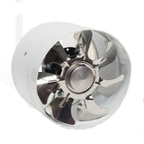Max 6 inch 150mm Inline Duct Booster Fan Ventilation Exhaust Air Blower White