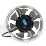 Max 6 inch 150mm Inline Duct Booster Fan Ventilation Exhaust Air Blower White