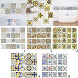 20Pieces Mosaic Wall Tiles Stickers Kitchen Bathroom Waterproof Decals #1