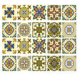 Max Maxb 20Pieces Mosaic Wall Tiles Stickers Kitchen Bathroom Waterproof Decals #2