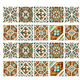 Max Maxb 20Pieces Mosaic Wall Tiles Stickers Kitchen Bathroom Waterproof Decals #3