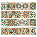 Max Maxb 20Pieces Mosaic Wall Tiles Stickers Kitchen Bathroom Waterproof Decals #3