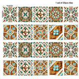 Max Maxb 20Pieces Mosaic Wall Tiles Stickers Kitchen Bathroom Waterproof Decals #3