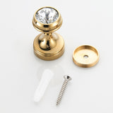 Max Maxb Floral Metal Coat Wall Hook Single Towel Clothes Hook for Kitchen B Gold