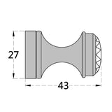 Max Maxb Floral Metal Coat Wall Hook Single Towel Clothes Hook for Kitchen B Gold