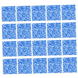 Max Maxb Self Adhesive Tile Mosaic Decal Kitchen Waistline Wall Sticker Decor Blue