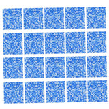 Max Maxb Self Adhesive Tile Mosaic Decal Kitchen Waistline Wall Sticker Decor Blue