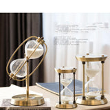 Max Maxb Nordic Glass Sand Sandglass Hourglass Timer Clock Time Decor Rotating 30mins