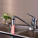 Max LED Water Faucet Stream Light Glow Stream Tap Bathroom Kitchen Temp Control