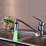 Max LED Water Faucet Stream Light Glow Stream Tap Bathroom Kitchen Temp Control