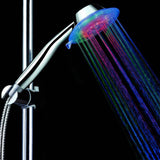 Max LED Shower Head Bathroom 7 Colors Changing Water Faucet Glow Light